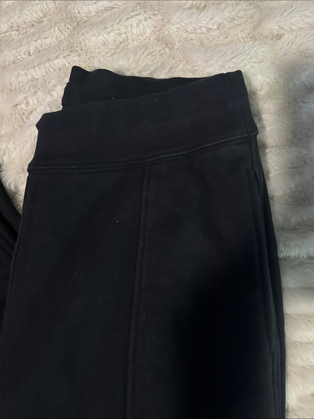 Alo Yoga Women's Black Wide-Leg Heavyweight Sweats Pants Size Medium - Picture 9 of 10